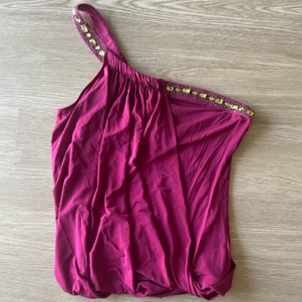 BCBGMaxAzria BCGB MaxAzria One Shoulder Off the Shoulder Top - NWOT - Size SMALL